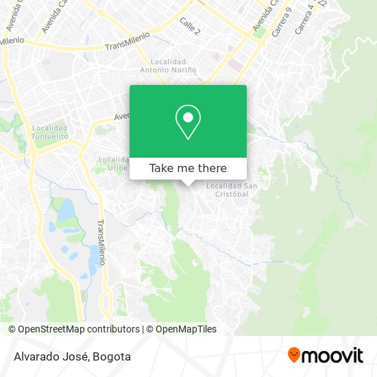 Alvarado José map