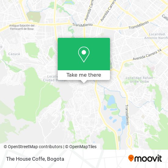 The House Coffe map