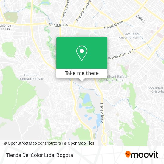 Tienda Del Color Ltda map