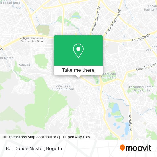 Mapa de Bar Donde Nestor