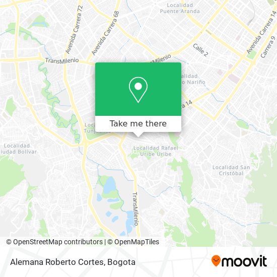 Alemana Roberto Cortes map