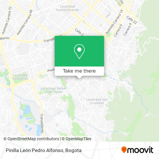 Pinilla León Pedro Alfonso map