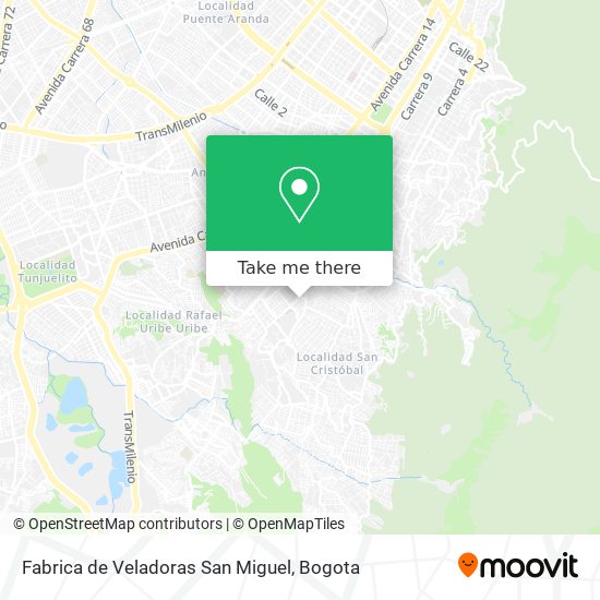 Fabrica de Veladoras San Miguel map
