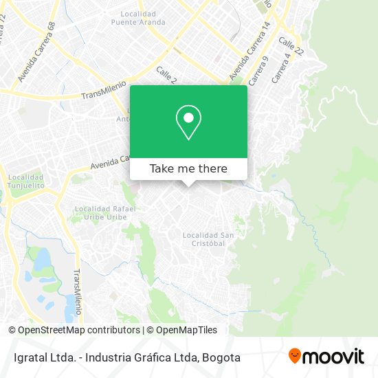 Mapa de Igratal Ltda. - Industria Gráfica Ltda