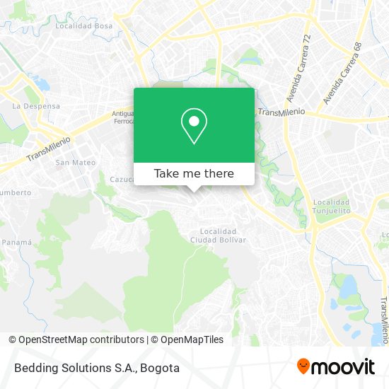 Bedding Solutions S.A. map