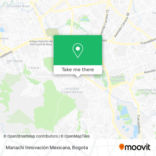 Mariachi Innovación Mexicana map