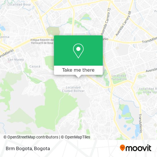 Brm Bogota map