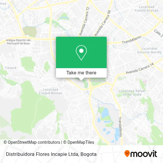 Distribuidora Flores Incapie Ltda map