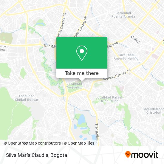 Silva María Claudia map