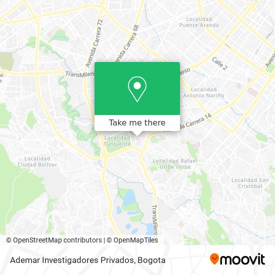 Ademar Investigadores Privados map