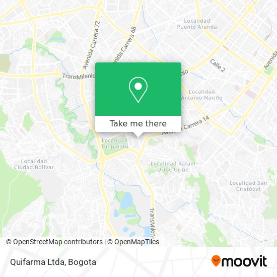 Mapa de Quifarma Ltda