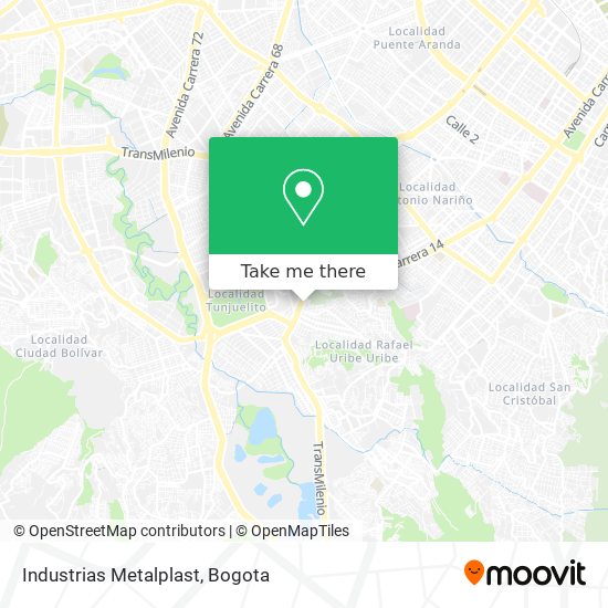 Industrias Metalplast map