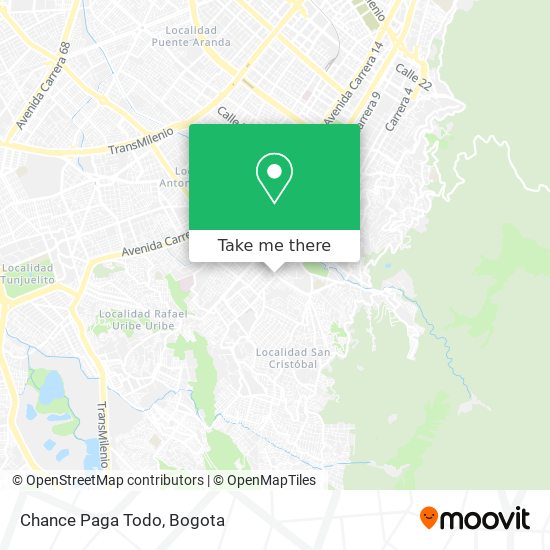 Mapa de Chance Paga Todo