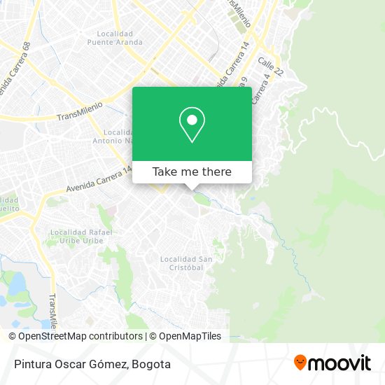 Pintura Oscar Gómez map