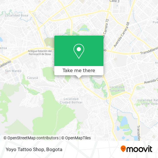 Yoyo Tattoo Shop map