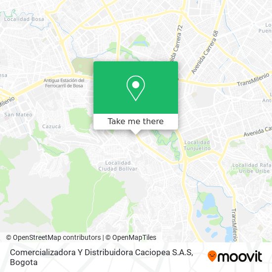 Comercializadora Y Distribuidora Caciopea S.A.S map