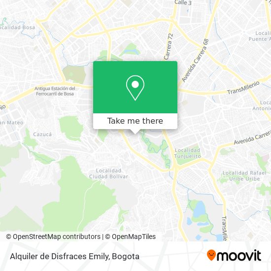 Alquiler de Disfraces Emily map