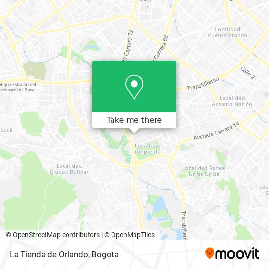 La Tienda de Orlando map