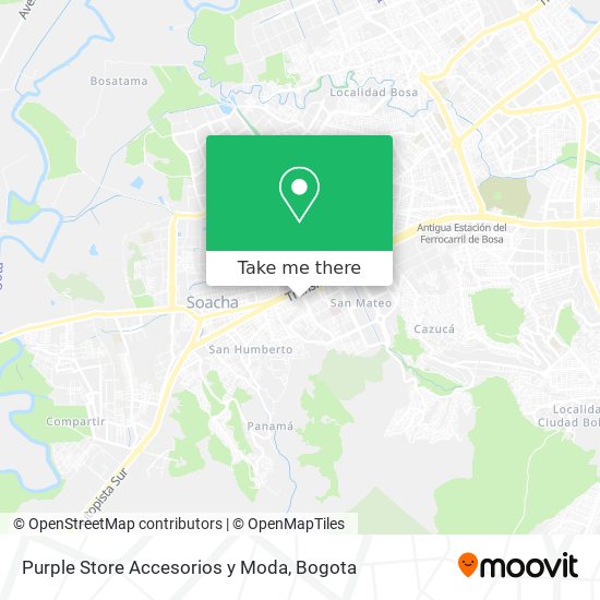 Purple Store Accesorios y Moda map