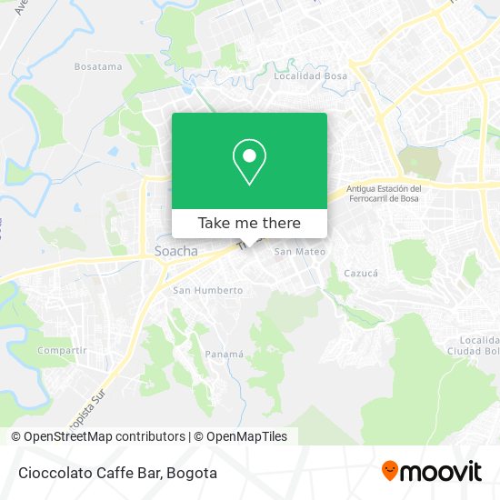 Cioccolato Caffe Bar map