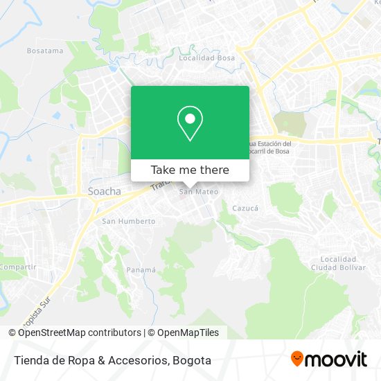 Tienda de Ropa & Accesorios map