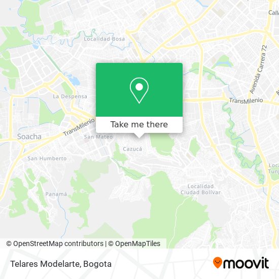 Mapa de Telares Modelarte
