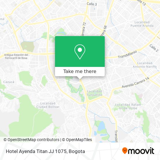 Hotel Ayenda Titan JJ 1075 map