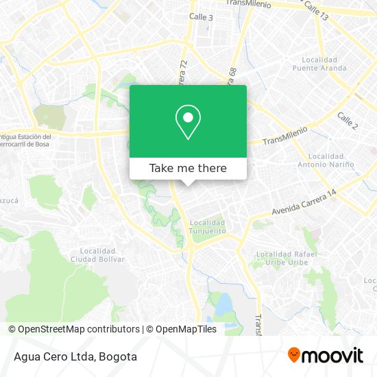 Agua Cero Ltda map