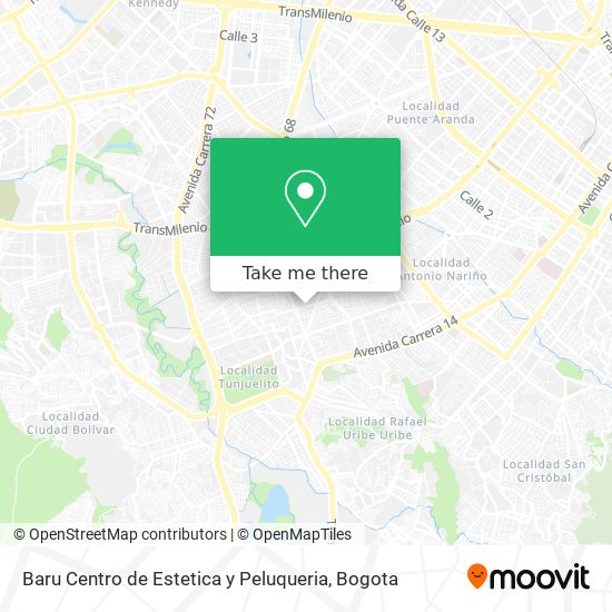 Baru Centro de Estetica y Peluqueria map