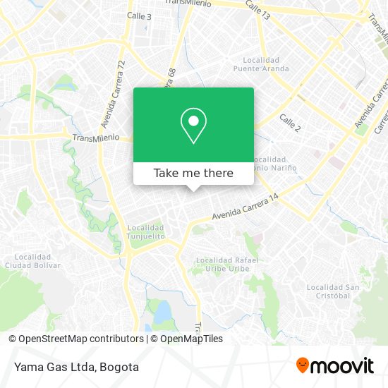 Yama Gas Ltda map