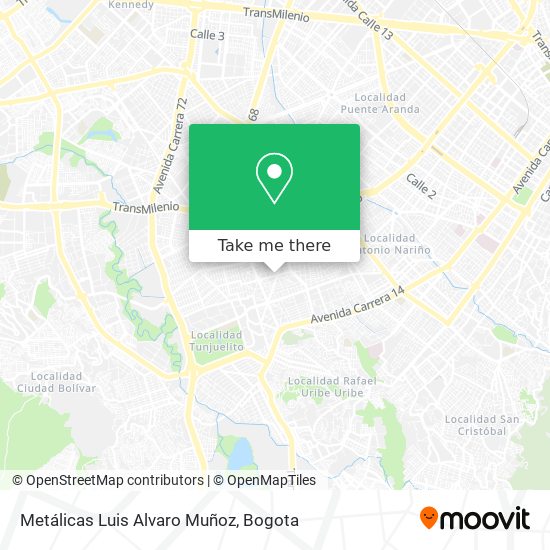 Metálicas Luis Alvaro Muñoz map