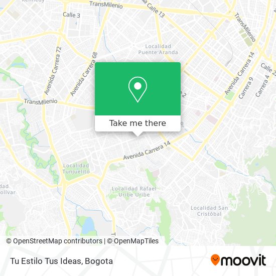 Tu Estilo Tus Ideas map