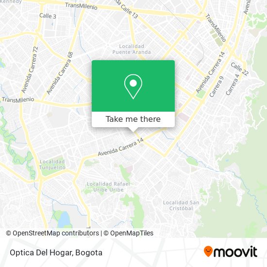 Optica Del Hogar map