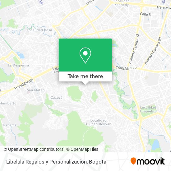 Libélula Regalos y Personalización map
