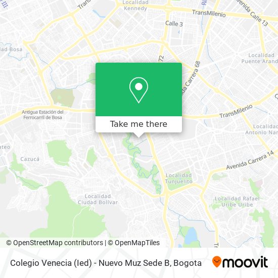 Colegio Venecia (Ied) - Nuevo Muz Sede B map