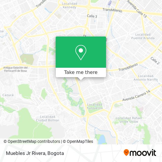 Muebles Jr Rivera map