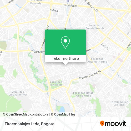 Fitoembalajes Ltda map