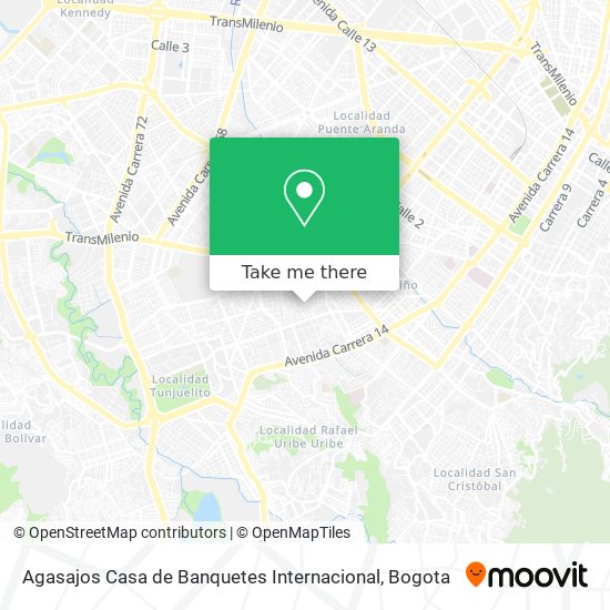 Agasajos Casa de Banquetes Internacional map