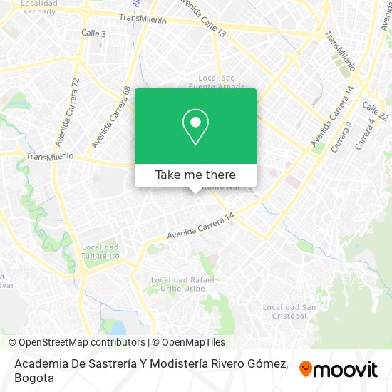 Academia De Sastrería Y Modistería Rivero Gómez map
