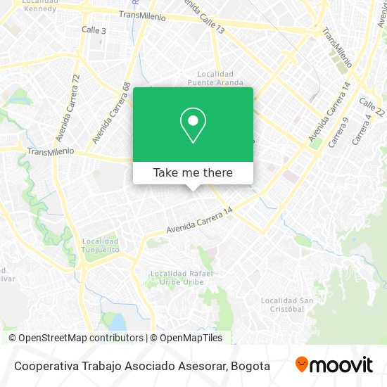 Cooperativa Trabajo Asociado Asesorar map