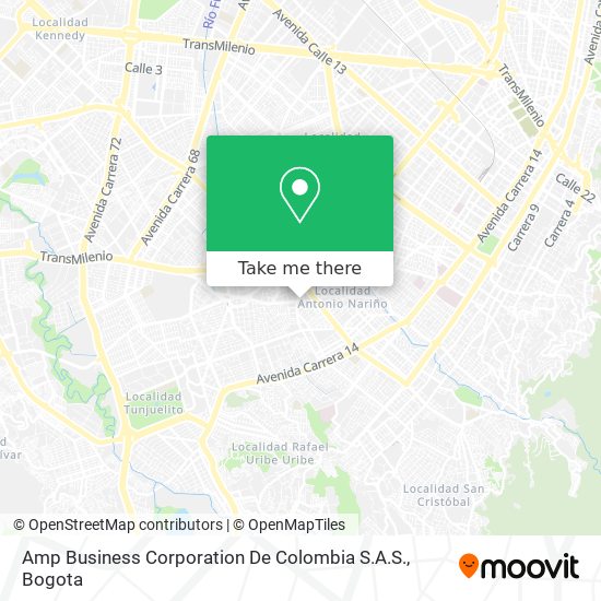 Amp Business Corporation De Colombia S.A.S. map