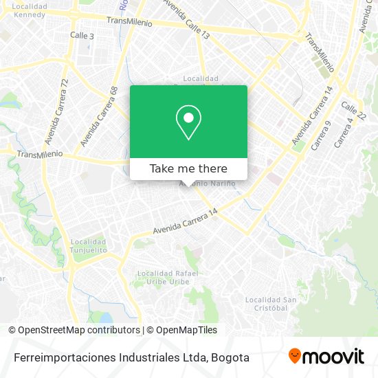 Ferreimportaciones Industriales Ltda map