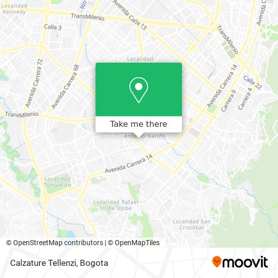 Calzature Tellenzi map