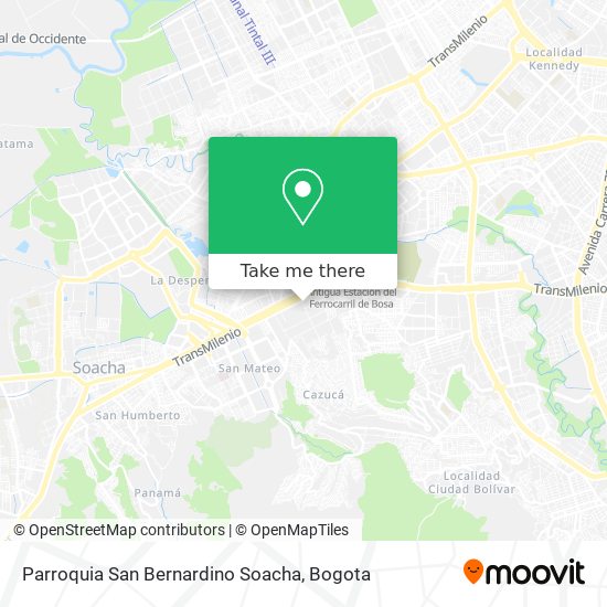 Parroquia San Bernardino Soacha map