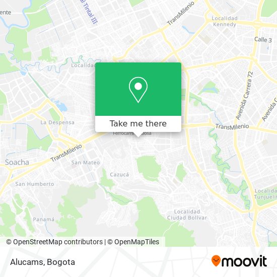 Alucams map