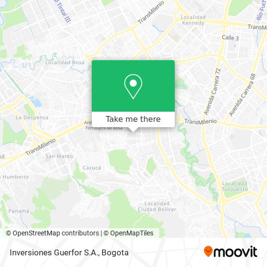 Mapa de Inversiones Guerfor S.A.