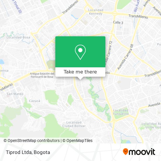 Tiprod Ltda map