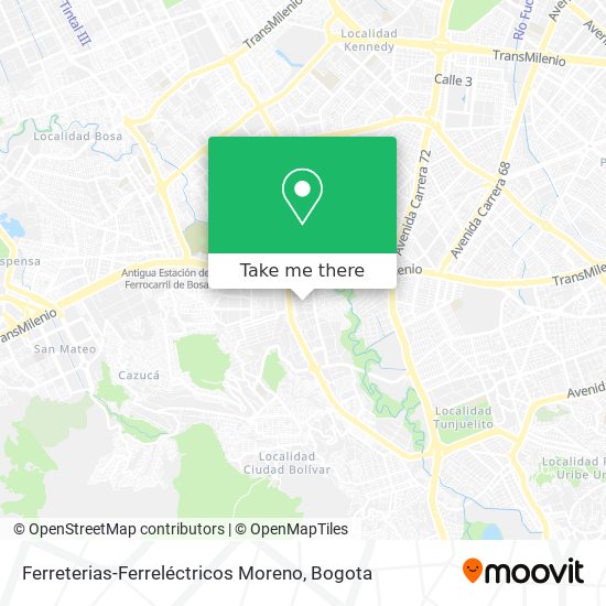 Ferreterias-Ferreléctricos Moreno map