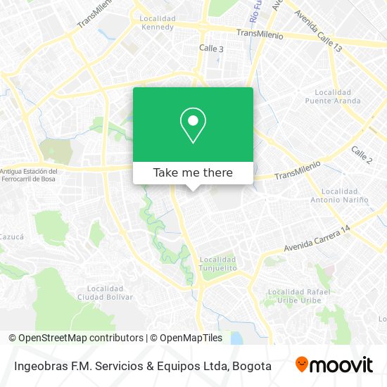 Ingeobras F.M. Servicios & Equipos Ltda map