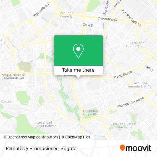 Mapa de Remates y Promociones